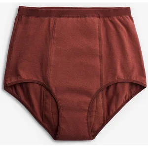 Imse Vimse - Culotte menstruelle hipster taille haute - Flux abondant - Brown XSVendu parbol