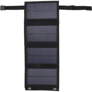 Chargeur de panneau solaire USB pliable - SHANRYA - 20W - Léger et por... pas cher