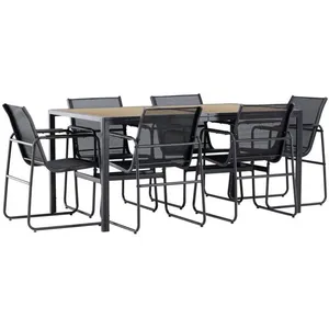 Venture Home, Table de jardin + table de balcon, Lampedusa (90 cm) pas cher