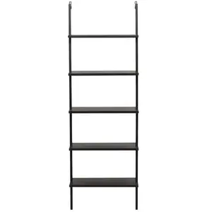Drawer EBUY24 Caracas bibliothèque 5 étagères noir. pas cher