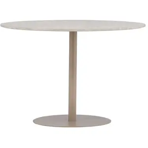Drawer Lycke table de salle à manger Ø110 cm beige. pas cher
