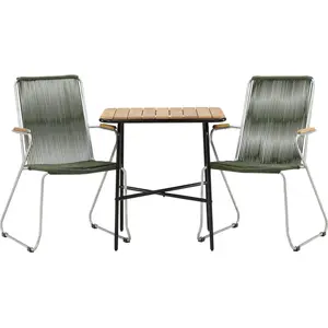 Venture Home, Table de jardin + table de balcon, Holmbeck, Bois (88 cm) pas cher