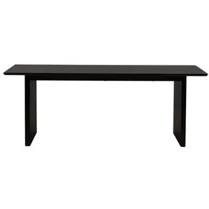 Vail table de salle à manger 100x200cm noir.Vendu parcdiscount
