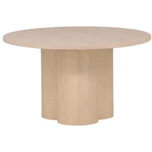 Table Basse Ronde "Olivia" 80cm Naturel pas cher