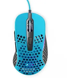 No Name XTRFY Souris Gaming M4 lightweight - Bleue pas cher