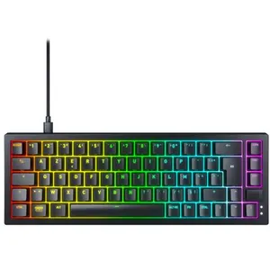 Cherry Clavier Gaming filaire Azerty Français XTRFY K5V2 Noir pas cher