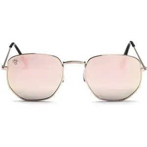 CHPO Lunettes de soleil Ian unisexes, Or (or/rose), 50 pas cher