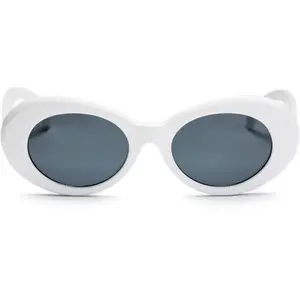 CHPO Lunettes de soleil Frances unisexes, Blanc., 52 pas cher