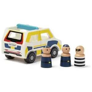 Kid's Concept Voiture de police en bois Aiden pas cher