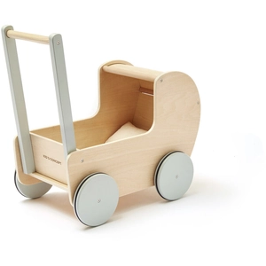 Kids Concept - Doll pram natural (1000558) pas cher