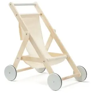 Poussette Poupée en Bois - Kid's Concept - Fille - Beige - Enfant pas cher