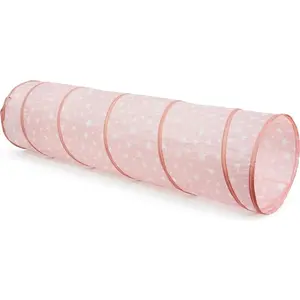 Kid's Concept Tunnel de jeu Star rose (180 cm) pas cher