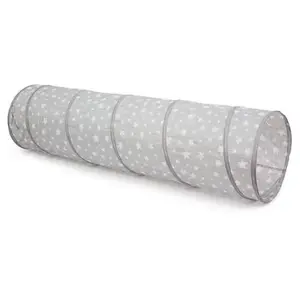 Kid's Concept Tunnel de jeu Star gris étoilé (180 cm) pas cher