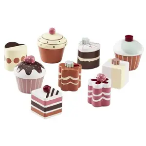 Kid's Concept Gâteaux en bois Bistro (9 pièces) pas cher