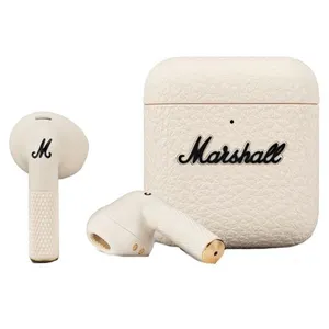 Ecouteurs sans fil Marshall Minor IV Bluetooth Crème pas cher