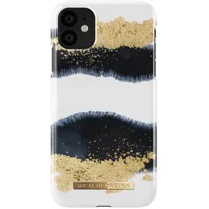 iDeal of Sweden - iPhone 11 Hoesje - Fashion Back Case Gleaming Licorice pas cher