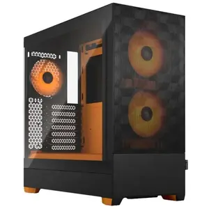 Fractal Design Pop Air RGB Orange Core Tempered Glass Clear Tint pas cher