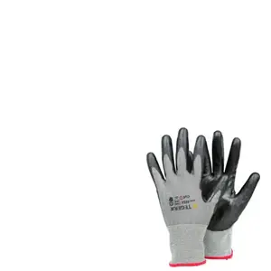 Gants de protection tricoté TEGERA - gris/noir - Gris - Taille 12 pas cher