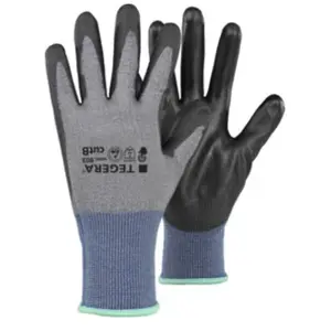 Gants de protection synthétique TEGERA CRF - Gris - Taille 8 pas cher