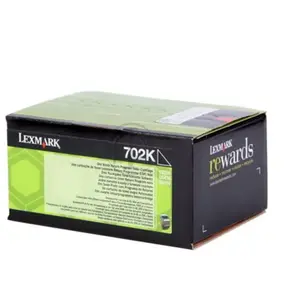 Lexmark 702K - noir - originale - cartouche de toner pas cher