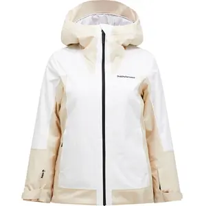 Peak Performance Rider Tech HIPE® 2L Insulated Wintersportjas Dames Sand Fog/Offwhite M pas cher