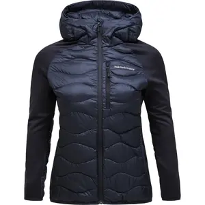 Peak Performance, Femmes, Vestes d'hiver, Capuche hybride Helium Down pour femme, Noir, (S)