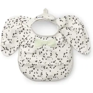 Elodie Slabbetje met opvangbakje - Slabbetjes - Slabbertjes Baby - Slab - Dalmatian Dots