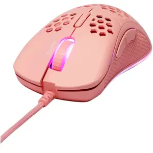 Deltaco Lightweight Gaming Mouse,RGB GAM108P (Filaire), Souris, Pink pas cher