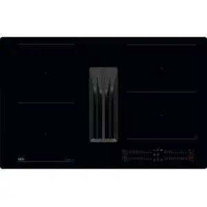 Plaque induction aspirante AEG TH84CC23CB pas cher