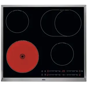 Plaque vitrocéramique AEG HRB64471XB pas cher