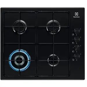 Electrolux Table de cuisson gaz 60cm 4 feux - EGS6414K pas cher