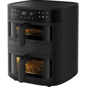 Electrolux Air Fryer Série 800 Dual Basket EAFD11B Global Black pas cher