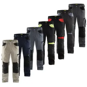 Blåkläder Blaklader Werkbroek 1556 zwart/grijs - maat C46 pas cher