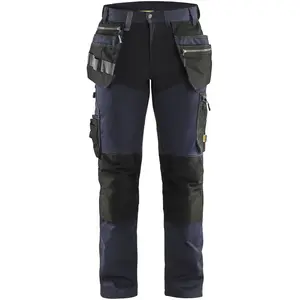 BLAKLADER Pantalon de travail artisan + stretch bleu marine/noir T42 - BLÅKLÄDER - 159918608699C48Vendu parcdiscount