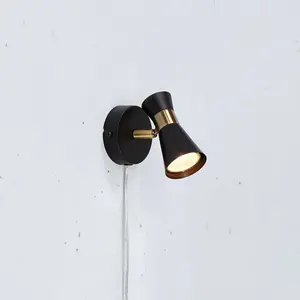 Markslöjd, Applique + plafonnier, Folie vaeglampe sort pas cher