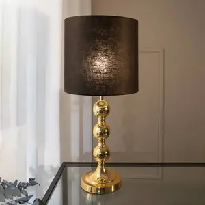 Markslöjd, Lampe de table, OCTO Table 1L Brass/Black pas cher