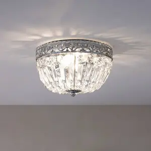 Markslöjd, Applique + plafonnier, Plafonnier Etienne 2L, 2 x E14, chro... pas cher
