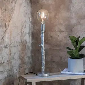 Markslöjd, Lampe de table, Lampe de table RAMO argent (E27) pas cher