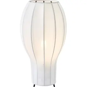 Markslöjd, Lampe de table, GLOBO Table 1L White/Black (E27) pas cher