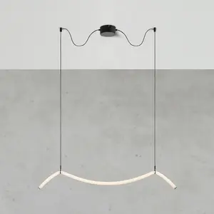 Markslöjd, Suspension, MELT Pendant LED White/BlackVendu pargalaxus