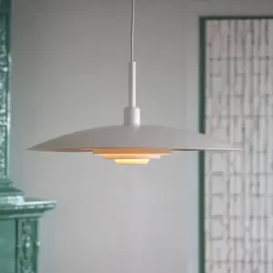 Markslöjd, Suspension, PINY Pendant 1L 57cm WhiteVendu pargalaxus