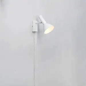 Markslöjd, Applique + plafonnier, Metro Applique murale Shiny White (E...Vendu pargalaxus