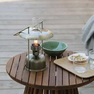 Markslöjd, Lampe de table, FANOS Rechargeable Table Antique Brass B/O pas cher