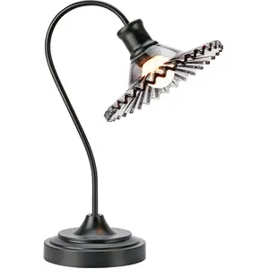 Markslöjd, Lampe de table, NOVIA Table 1L Smoke/Black (E27) pas cher
