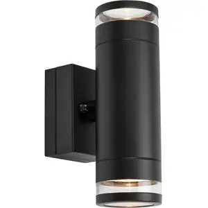 Markslöjd, Éclairage d'extérieur, LUNO Wall 2L Black (400 lm, IP65) pas cher