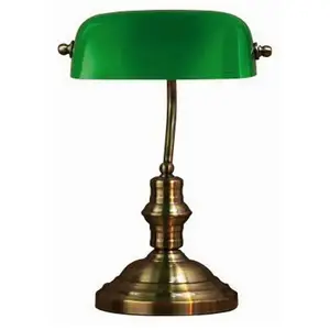 Markslöjd MARKSLOJD GENERIQUE 7330024550568 - COMMUTATEUR KVM - BANKERS lampe de table 42cm 1L Oxide/vert pas cher