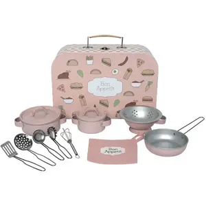 Jabadabado Set de cuisine Rose pas cher