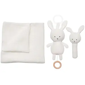 Comparateur de prix : Jabadabado Couverture Cadeau Pour Bébé Motif Lapin