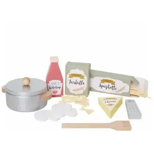 Dinette en bois - JABADABADO - Pâtes - Multicolore - Mixte - Jaune - A partir de 3 ans pas cher