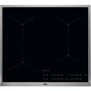 AEG IAE64411XB, Intégré, Plaque avec zone à induction, Verre, Noir, 1400 W, Rond pas cher
